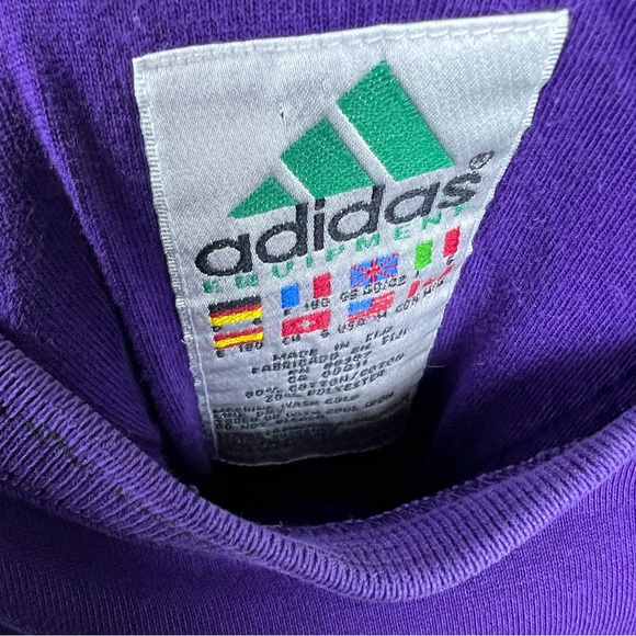 Vintage 1990s Adidas Cristiano Ronaldo Equipment Sweatshirt Medium - Picture 5 of 5